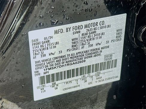 Used 2024 Ford Explorer XLT w/ Equipment Group 202A image 30