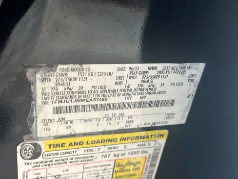 Used 2023 Ford Expedition XLT AWD/4WD image 33