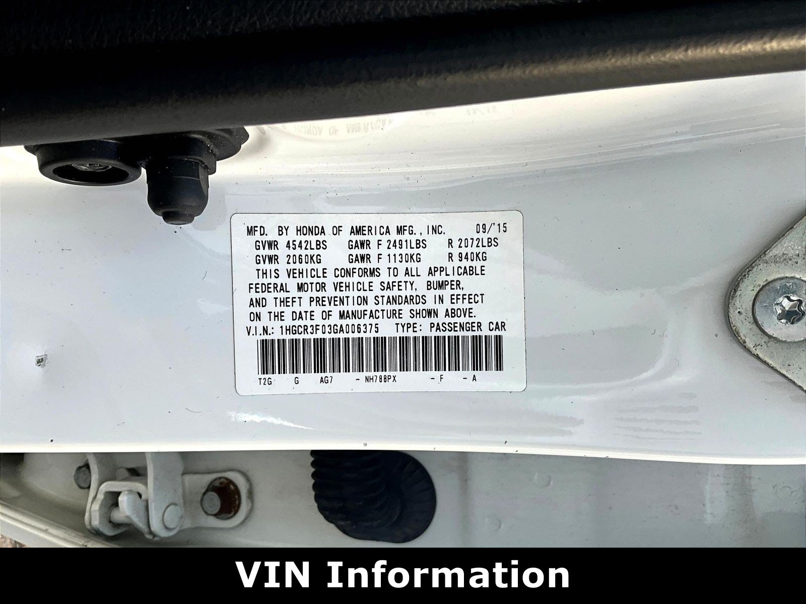 Used 2016 Honda Accord EX-L image 18