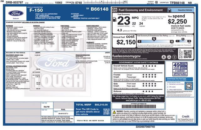 New 2026 Ford F150 Platinum w/ Equipment Group 703A Plus AWD/4WD image 30