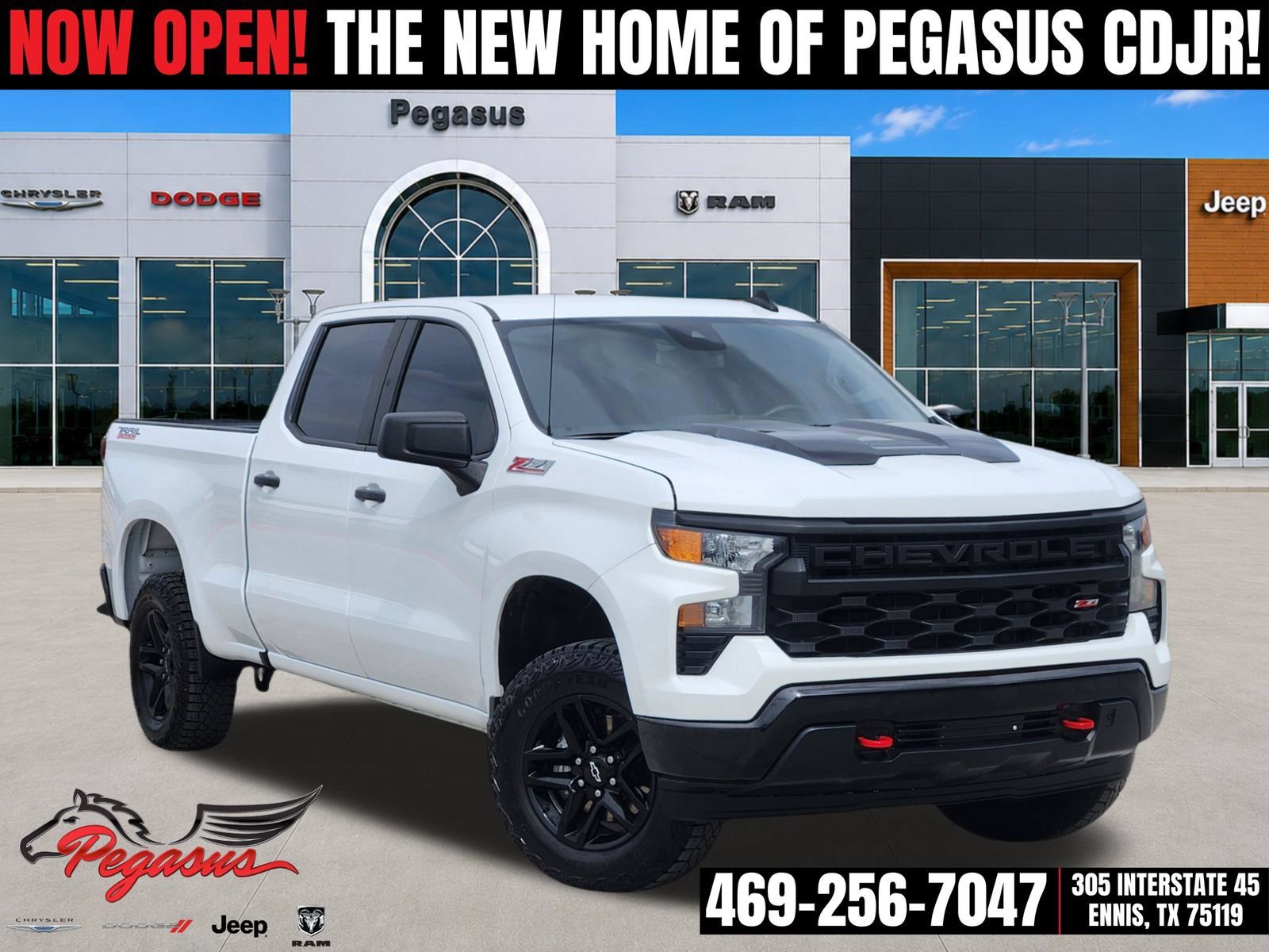 Used 2023 Chevrolet Silverado 1500 Custom Trail Boss AWD/4WD 360° Tour