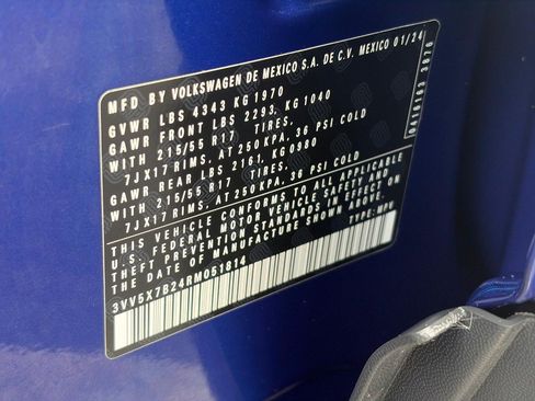 Certified 2024 Volkswagen Taos S FWD image 22