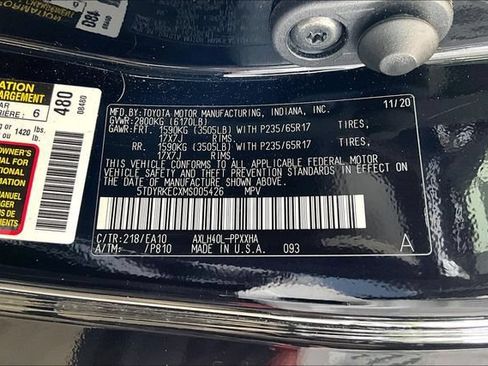 Used 2021 Toyota Sienna XLE FWD image 16