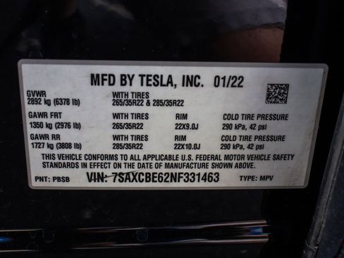 Used 2022 Tesla Model X Plaid image 14