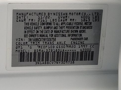 Used 2022 Nissan Sentra SV w/ Trunk Package FWD image 33