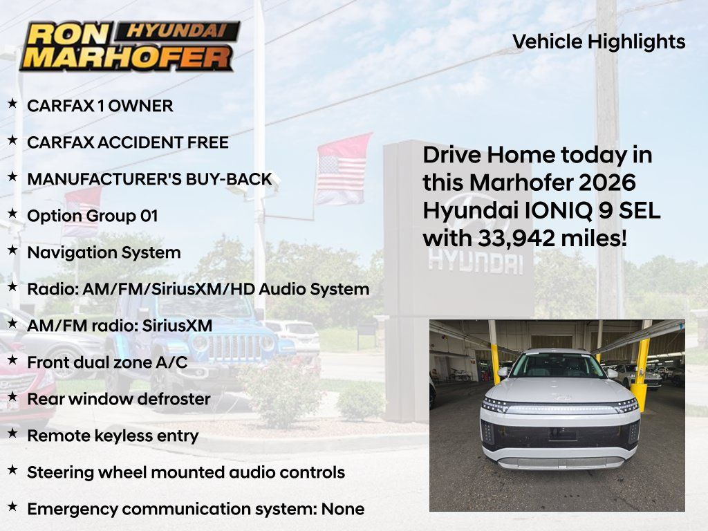 Used 2026 Hyundai Ioniq 9 SEL AWD/4WD image 9