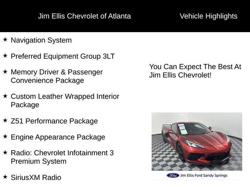 Used 2021 Chevrolet Corvette Stingray Premium Cpe w/ Z51 Performance Package image 5