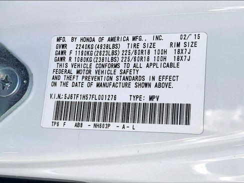Used 2015 Honda Crosstour EX-L image 36
