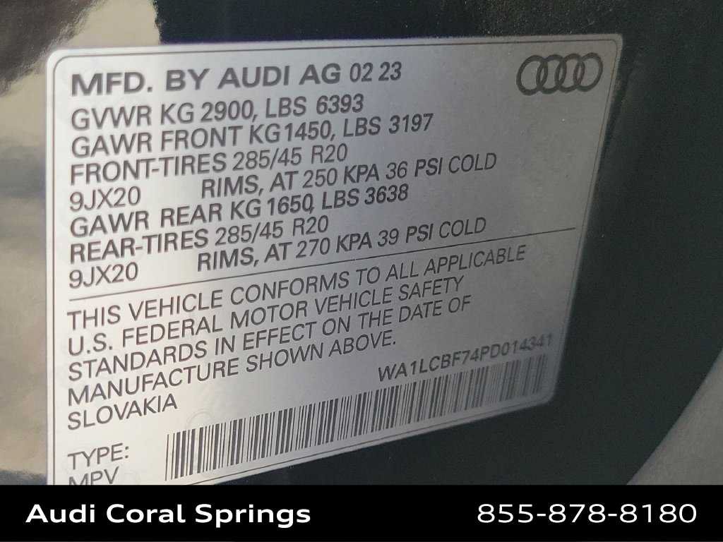 Certified 2023 Audi Q7 2.0T Premium Plus w/ Premium Plus Package AWD/4WD image 29