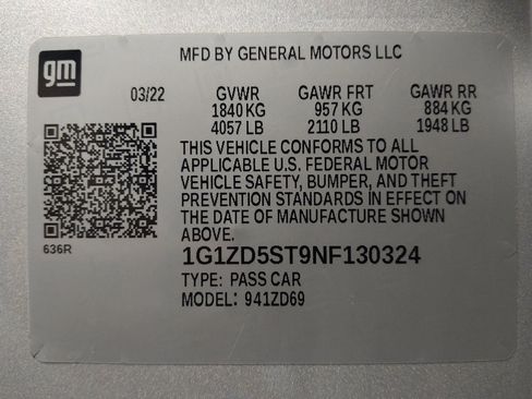 Used 2022 Chevrolet Malibu LT FWD image 33