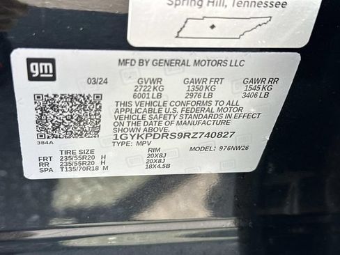 Certified 2024 Cadillac XT6 Premium Luxury AWD/4WD image 52