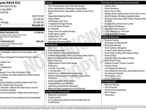 Used 2025 Toyota RAV4 XLE w/ Convenience Package image 31