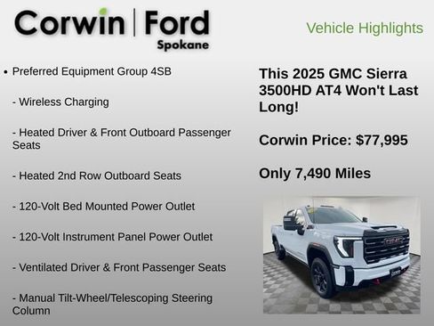 Used 2025 GMC Sierra 3500 AT4 w/ AT4 Premium Plus Package image 18