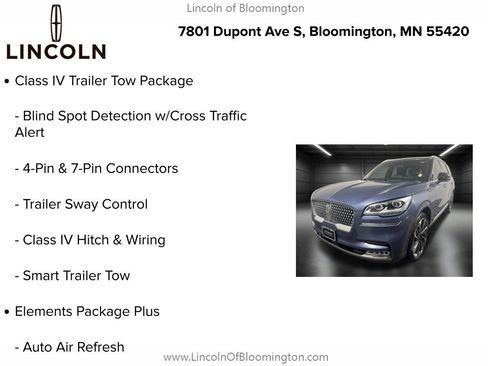 Used 2021 Lincoln Aviator Reserve w/ Equipment Group 202A AWD/4WD image 9