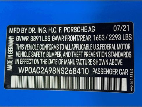 Used 2022 Porsche 911 GT3 image 31