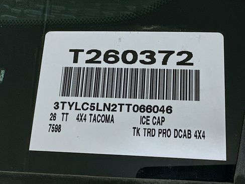 New 2026 Toyota Tacoma TRD Pro AWD/4WD image 17