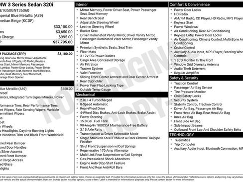 Used 2016 BMW 320i Sedan image 29
