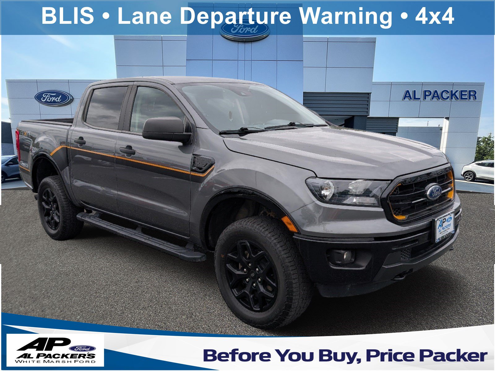Certified 2023 Ford Ranger XLT w/ Equipment Group 302A High AWD/4WD image 1