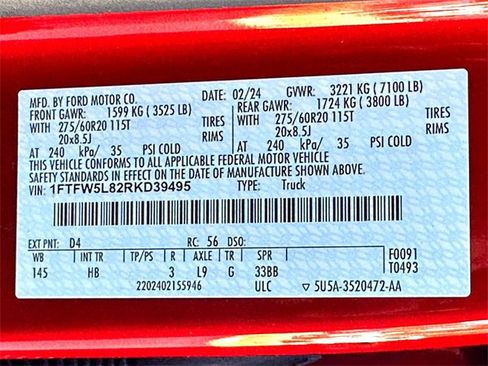 Used 2024 Ford F150 Lariat w/ Tow/Haul Package image 33