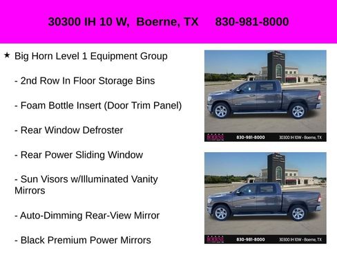 Used 2020 RAM 1500 Big Horn RWD image 10