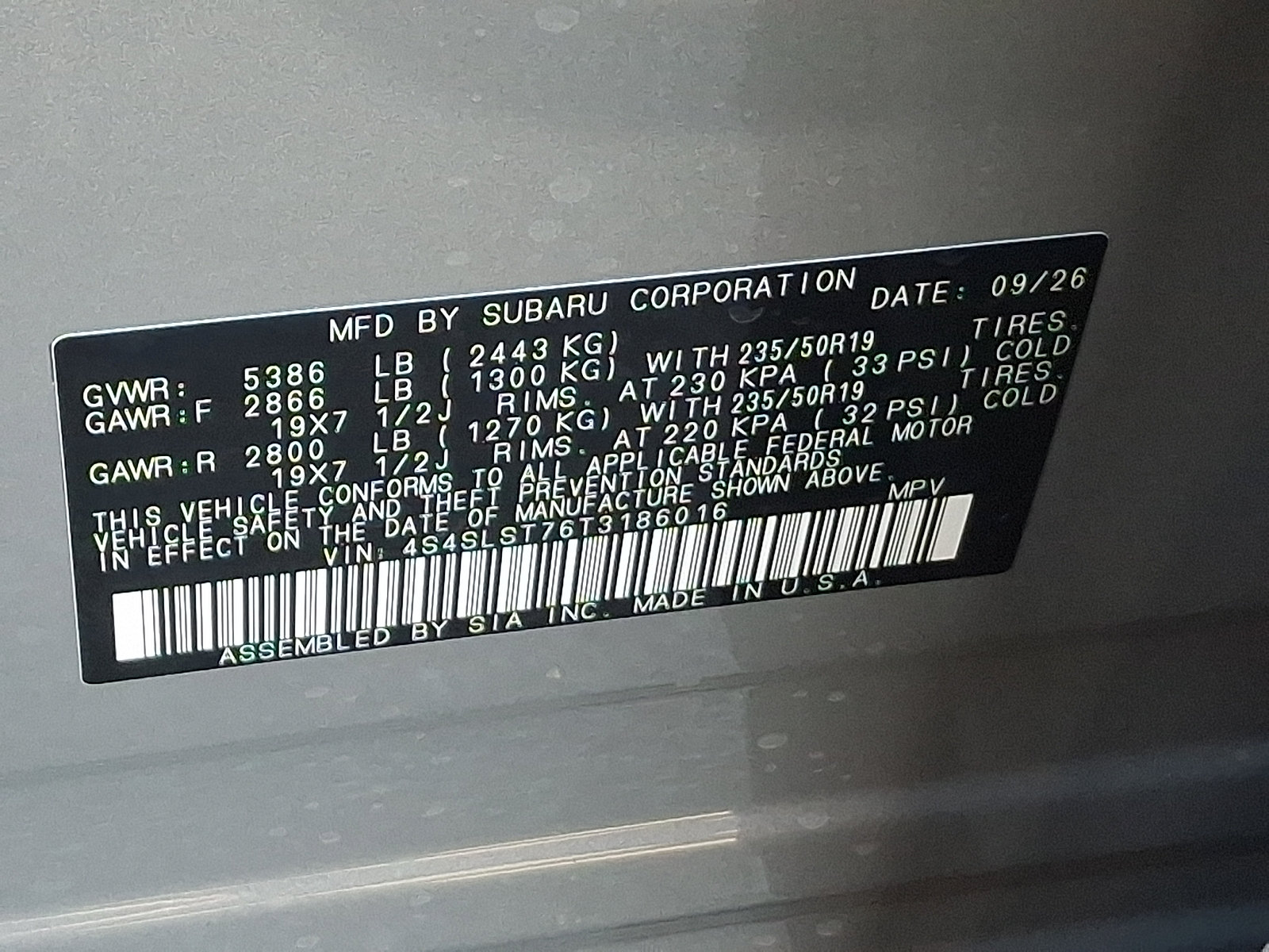 New 2026 Subaru Forester Touring AWD/4WD image 10