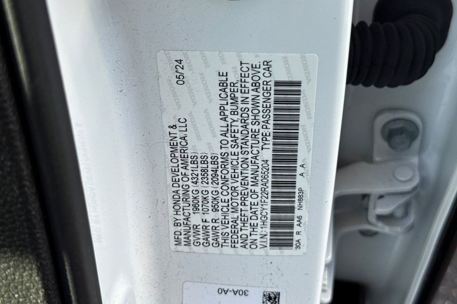 Certified 2024 Honda Accord LX image 27