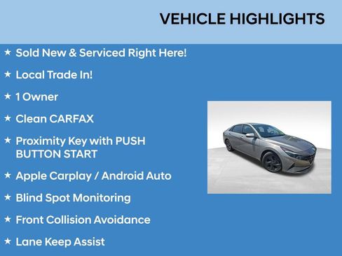 Used 2023 Hyundai Elantra SEL FWD image 2