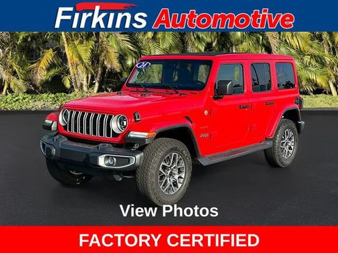 Used 2024 Jeep Wrangler Unlimited Sahara AWD/4WD image 1