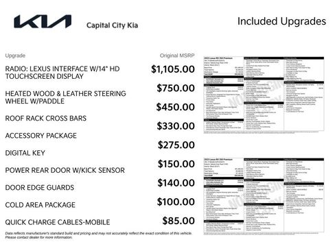 Used 2023 Lexus RX 350 Premium w/ Accessory Package AWD/4WD image 2