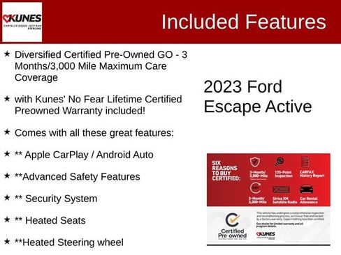 Used 2023 Ford Escape Active image 2