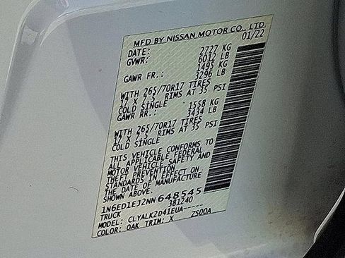 Used 2022 Nissan Frontier Pro-X image 57