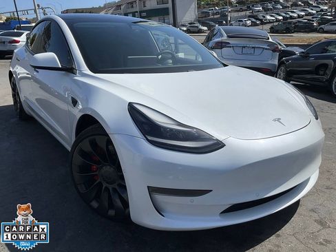 Used 2021 Tesla Model 3 Performance AWD/4WD image 1