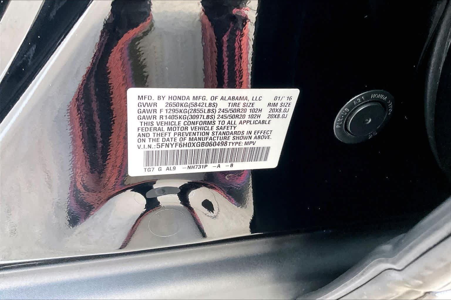 Used 2016 Honda Pilot Elite image 36