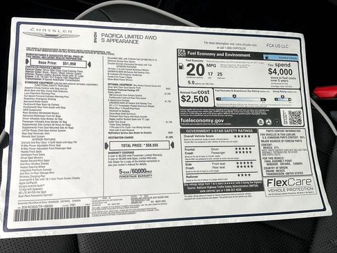 New 2026 Chrysler Pacifica Limited w/ S Appearance Package image 14