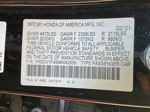Used 2021 Honda Accord Sport Special Edition image 26