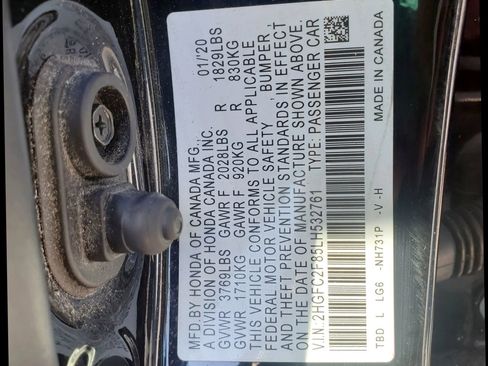 Used 2020 Honda Civic Sport image 55