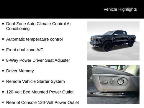 Certified 2025 GMC Canyon Denali w/ LPO, Denali Black Edition AWD/4WD image 15