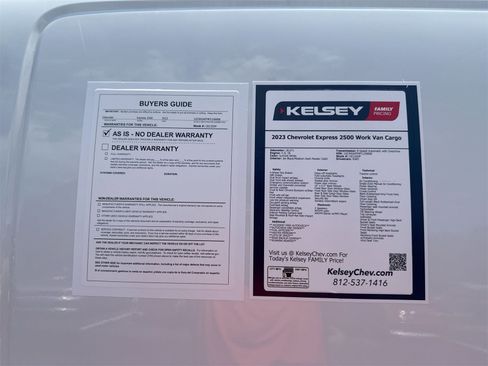 Used 2023 Chevrolet Express 2500 w/ Driver Convenience Package image 23