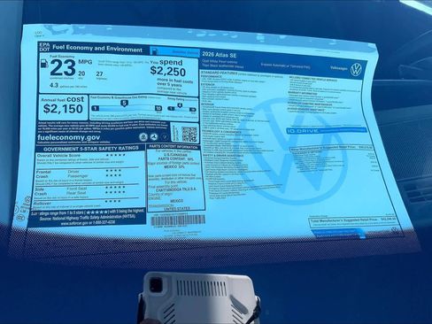 New 2026 Volkswagen Atlas SE FWD image 21