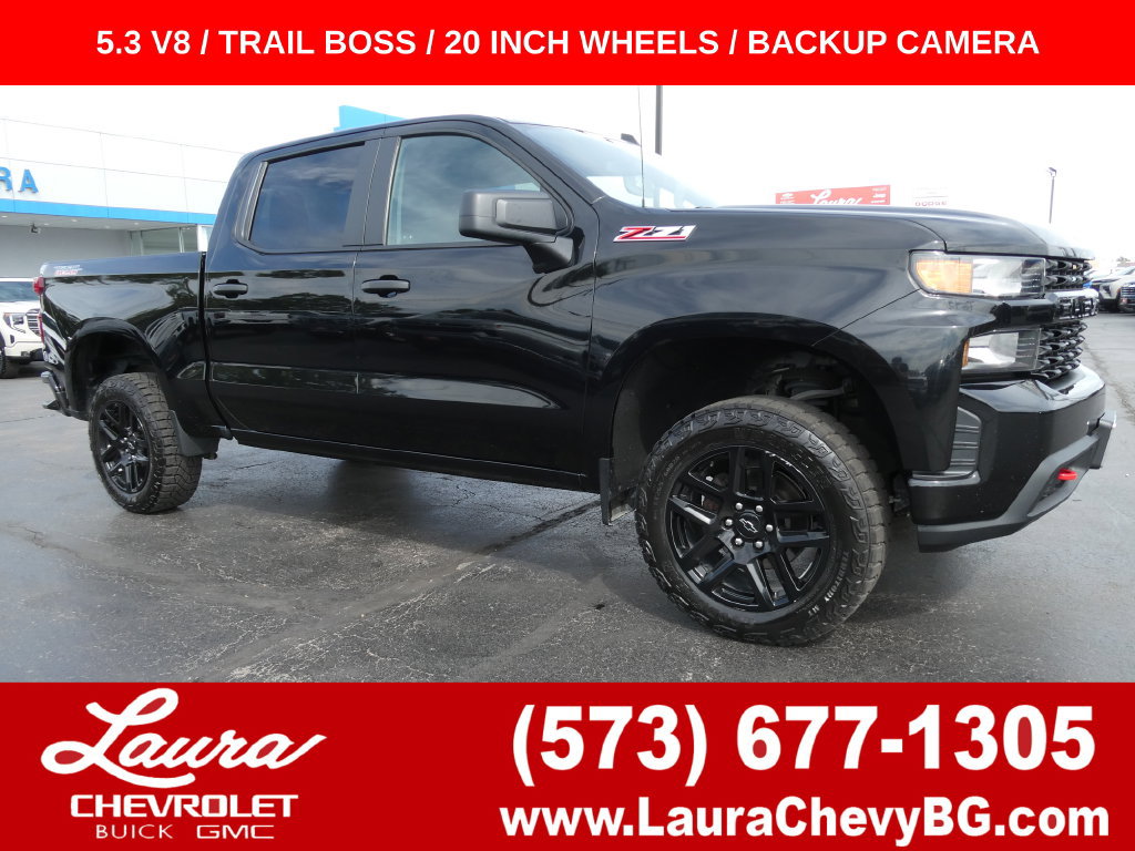 Used 2021 Chevrolet Silverado 1500 Custom Trail Boss AWD/4WD image 1