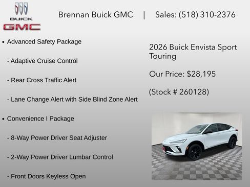 New 2026 Buick Envista Sport Touring w/ Convenience I Package FWD image 6