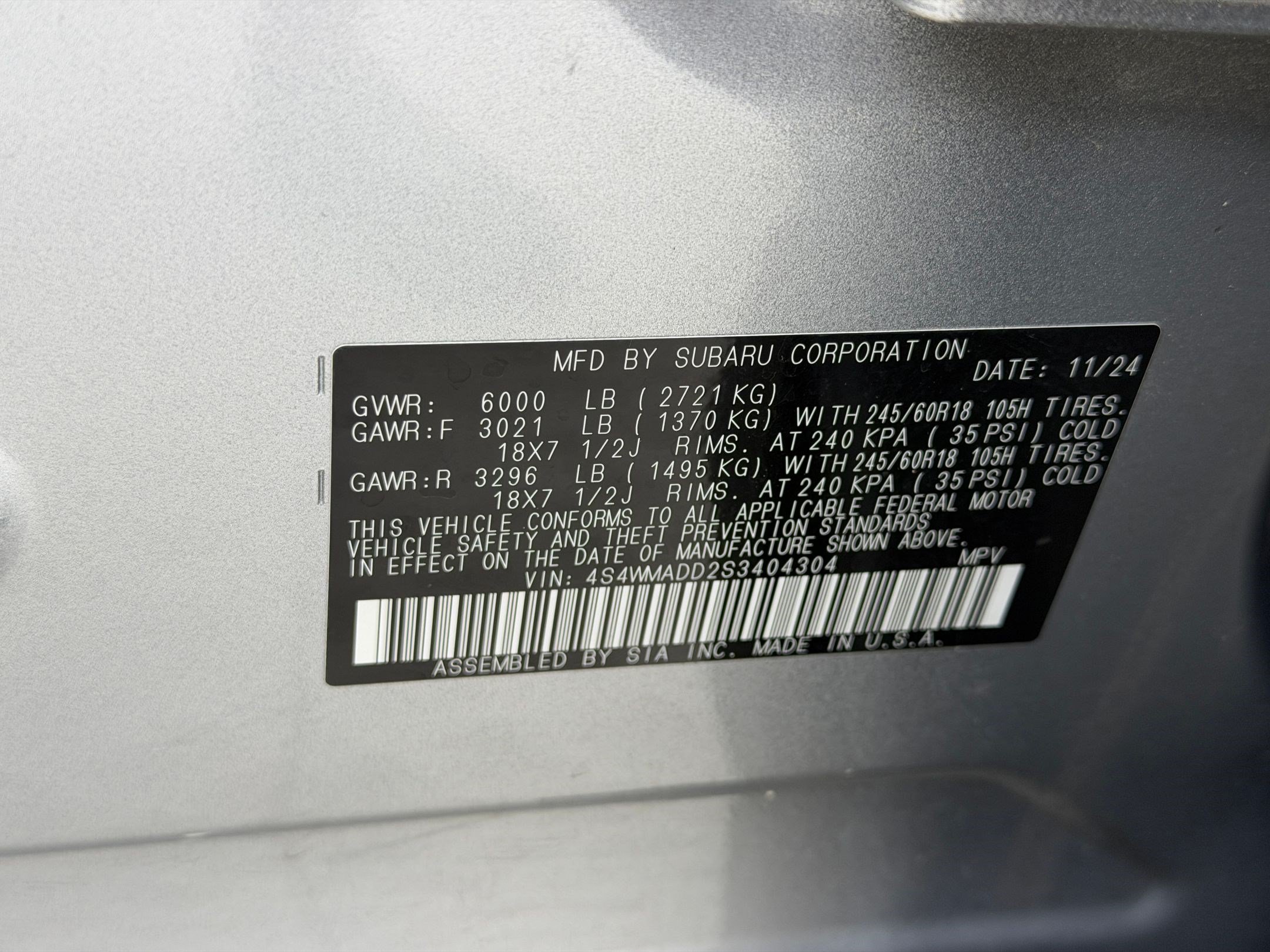 Used 2025 Subaru Ascent Premium AWD/4WD image 24