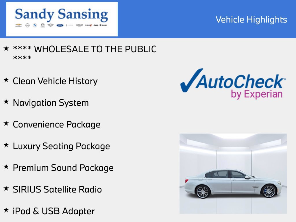 Used 2009 BMW 750Li RWD image 7