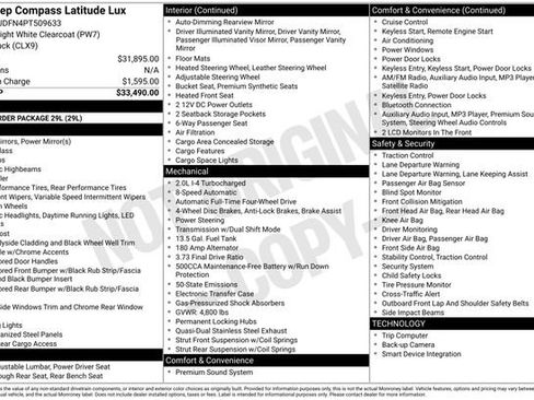 Used 2023 Jeep Compass Latitude AWD/4WD image 7