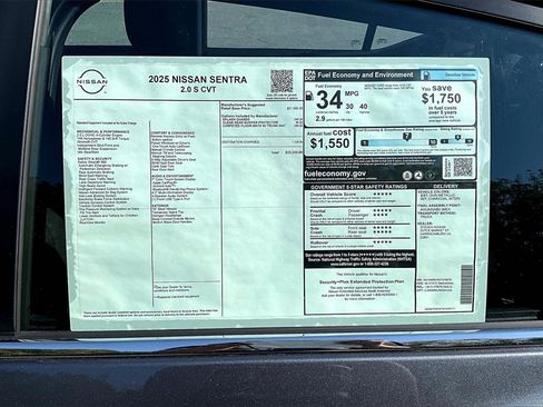 New 2025 Nissan Sentra S image 13