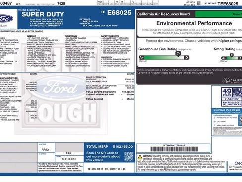 New 2026 Ford F250 Platinum w/ Tremor Off-Road Package AWD/4WD image 8