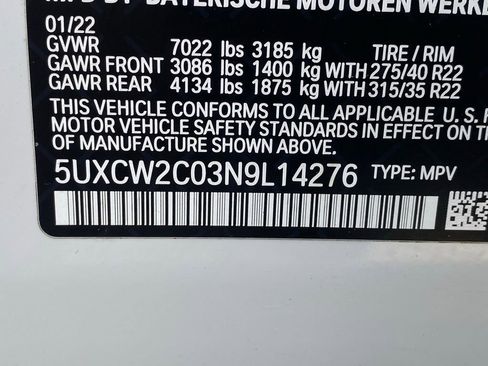 Used 2022 BMW X7 xDrive40i w/ M Sport Package AWD/4WD image 28