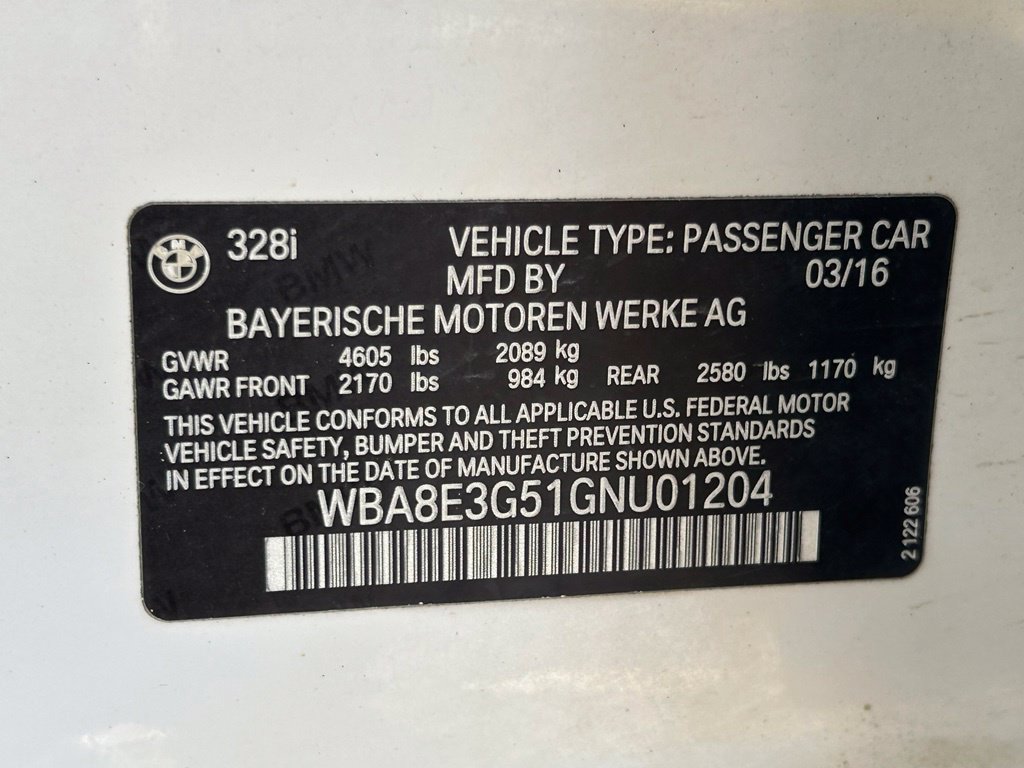Used 2016 BMW 328i xDrive Sedan AWD/4WD image 54