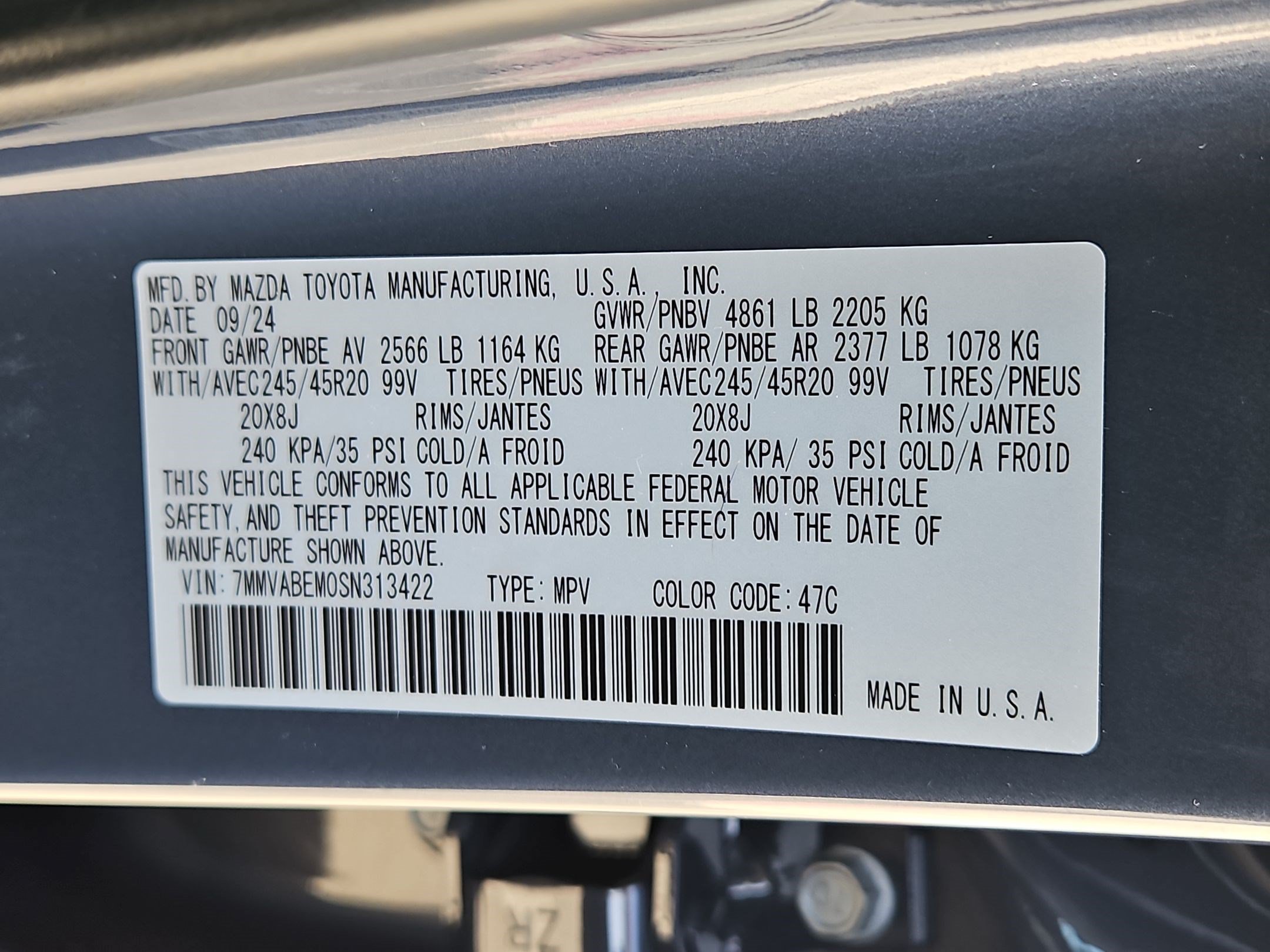 Certified 2025 MAZDA CX-50 AWD 2.5 S w/ Cargo Package image 33