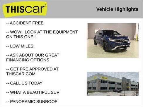 Used 2023 Volkswagen Atlas Cross Sport SE w/ Panoramic Sunroof Package image 9